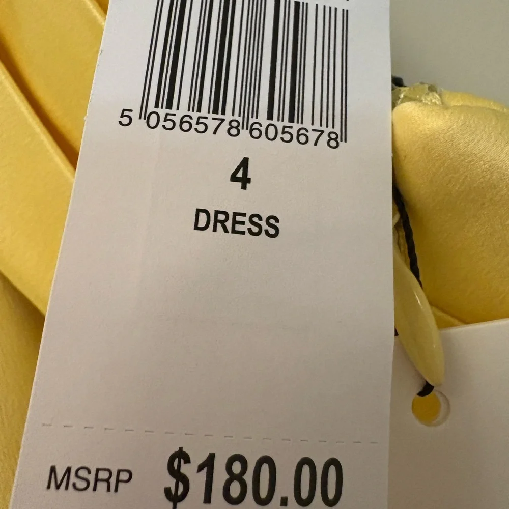 Elegant Yellow Dress lavish Alice - Picture 4 of 6